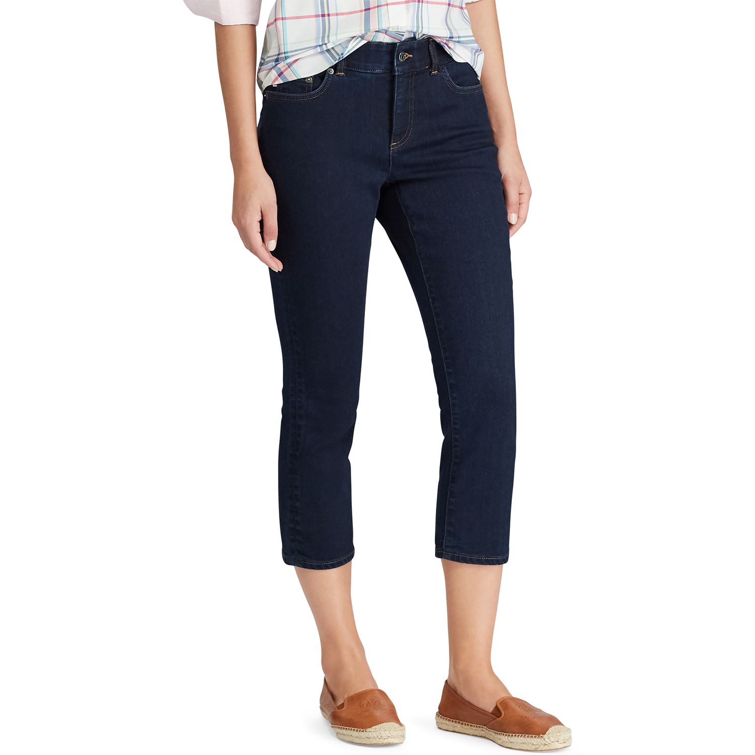 women's stretch capri jeans