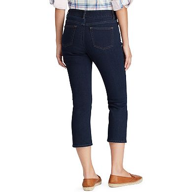 Women's Chaps 4-Way Stretch Slim-Cut Capri Jeans