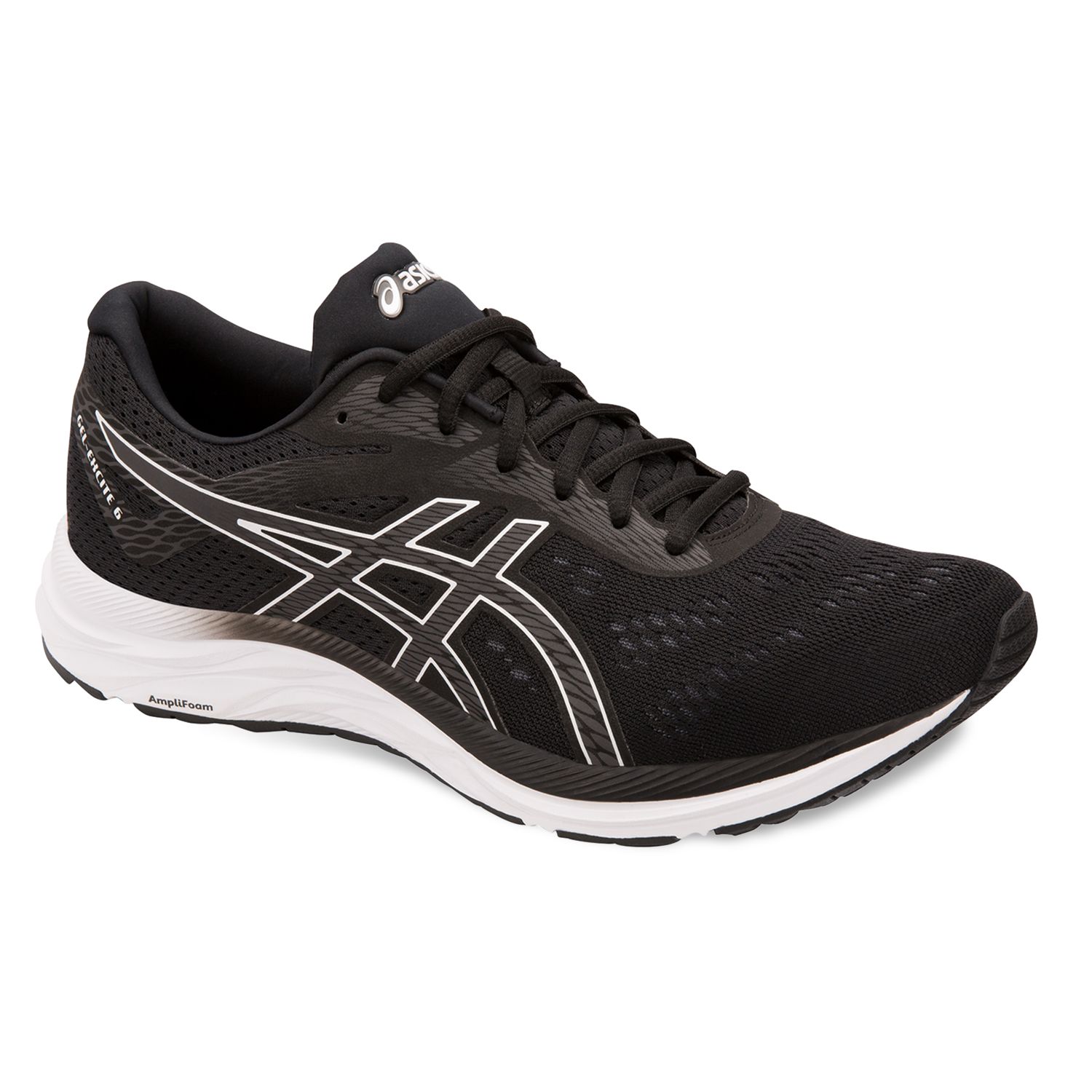 asics casual shoes black