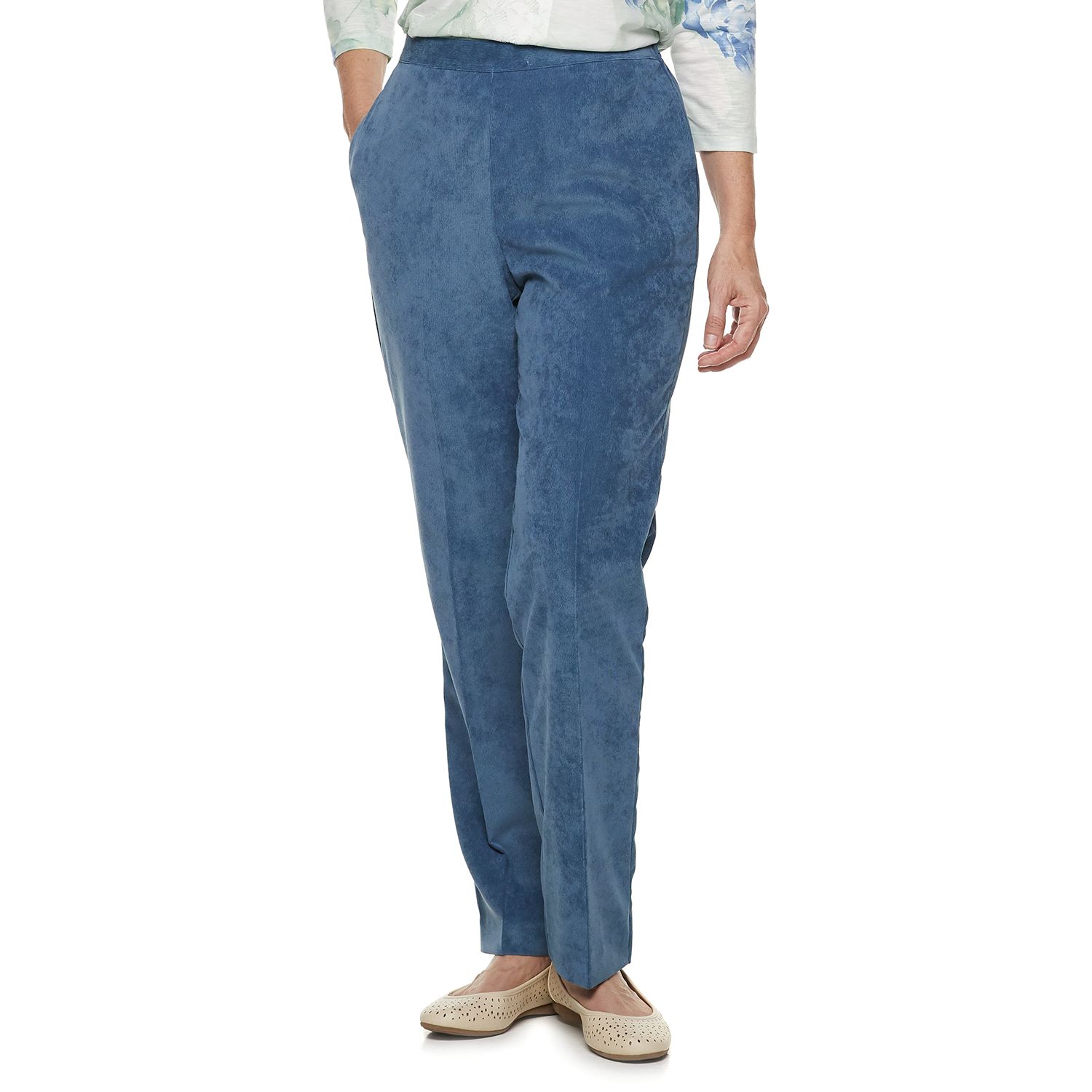 alfred dunner corduroy pull on pants