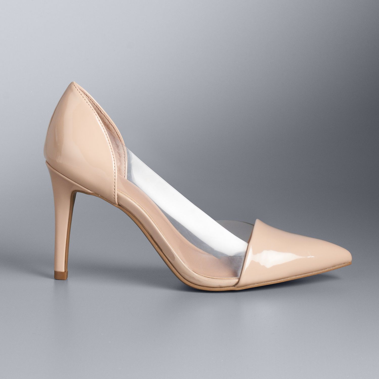 women's lucite shoes