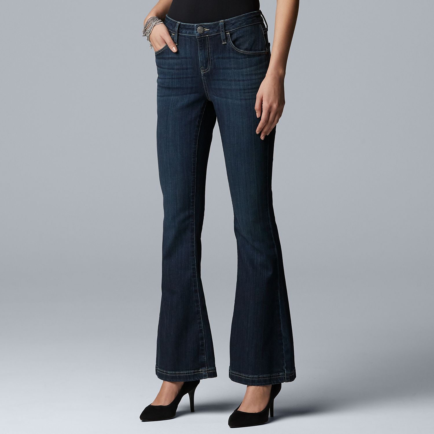 kohls bell bottom jeans