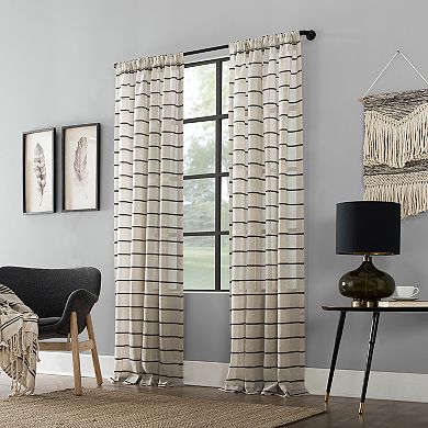 Clean Window Twill Stripe Anti-Dust Window Curtains