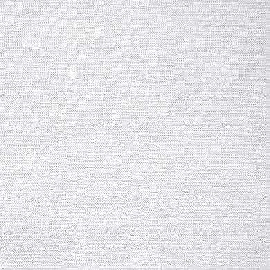 Clean Window Textured Slub Stripe Anti-Dust Window Curtain