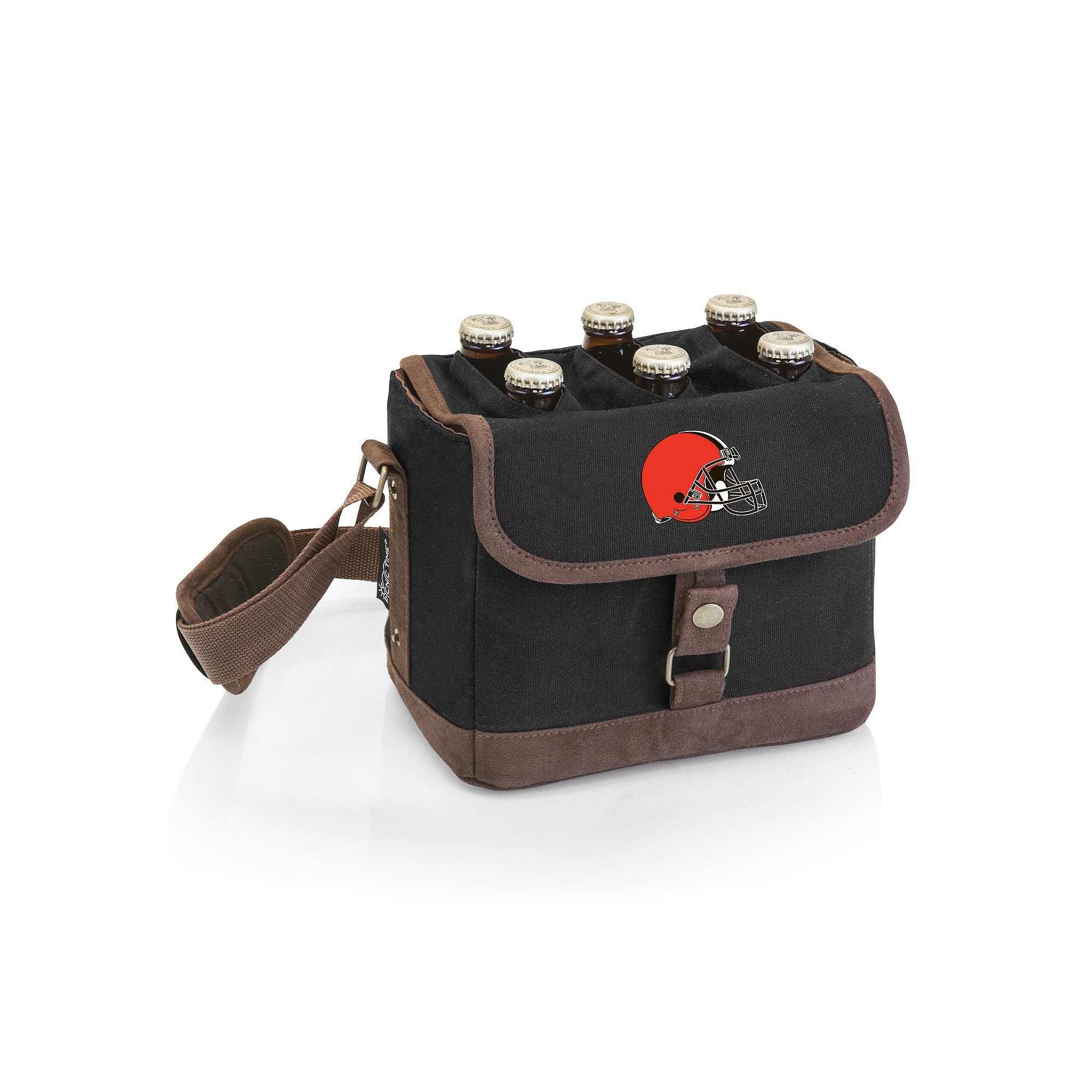 Cleveland Browns Beer Caddy Cooler Tote, Black