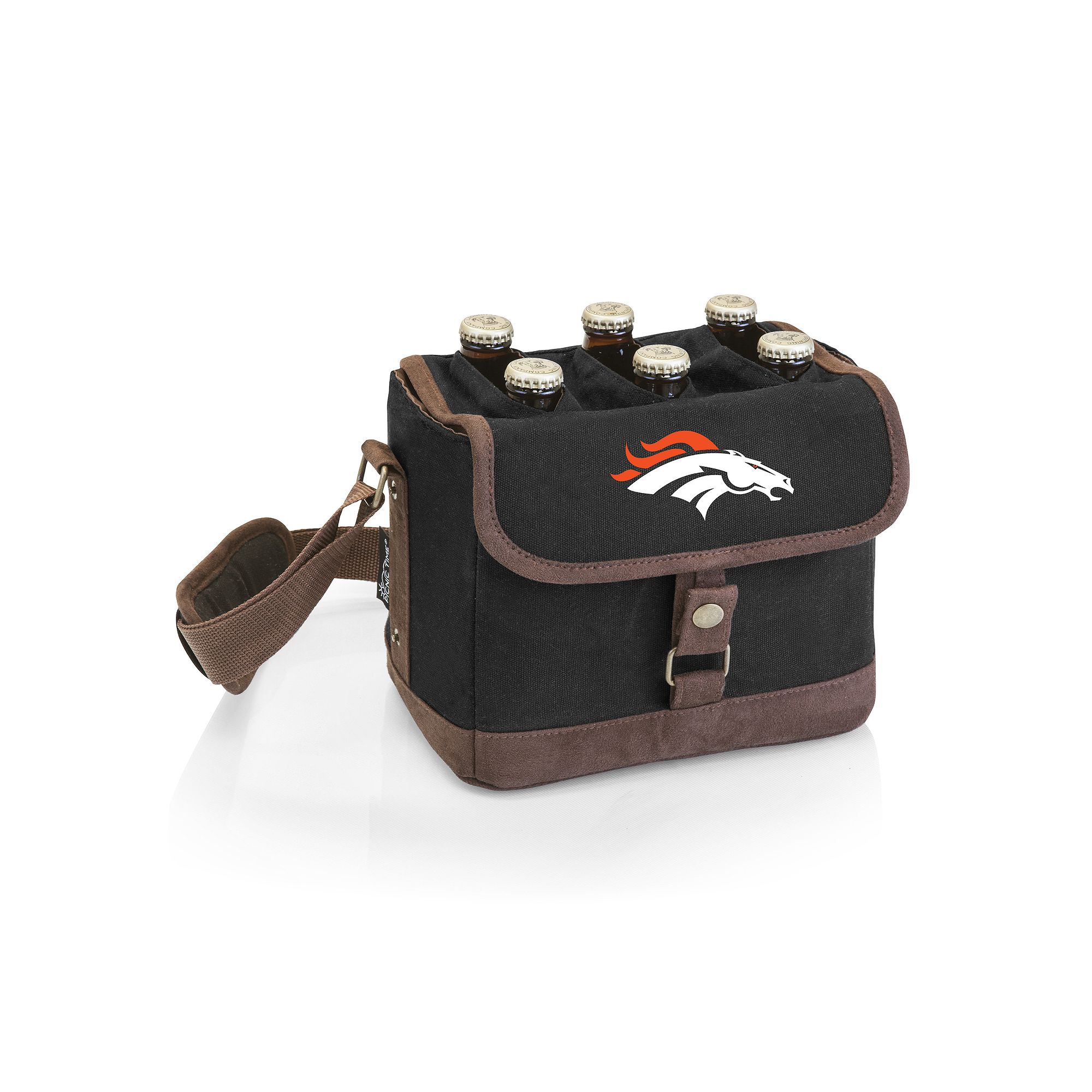 Denver Broncos Beer Caddy Cooler Tote, Black