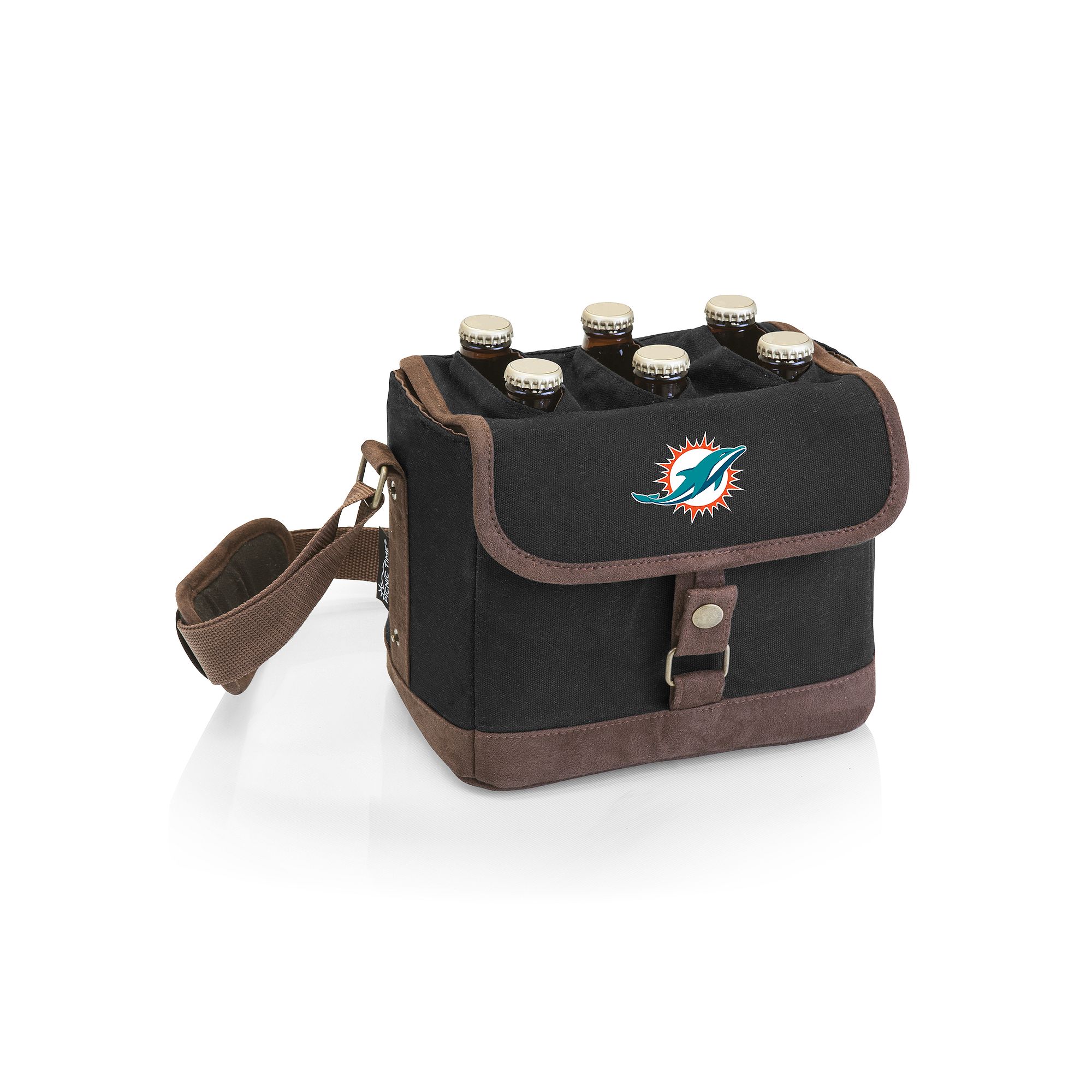Miami Dolphins Beer Caddy Cooler Tote, Black