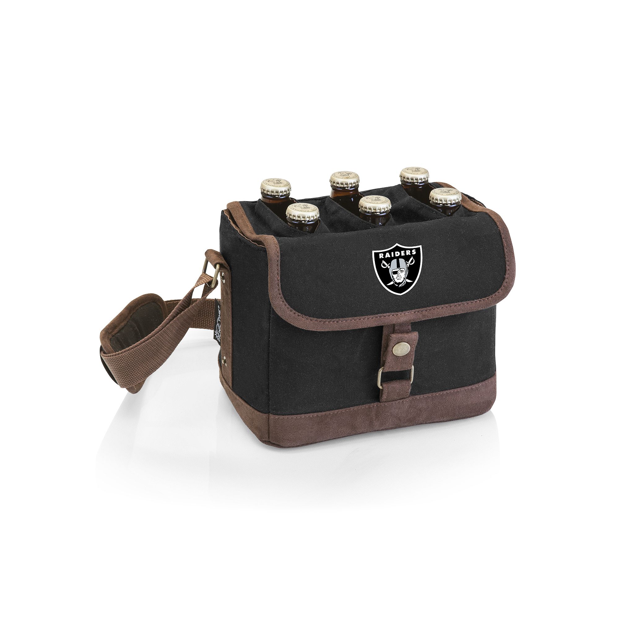 Las Vegas Raiders Beer Caddy Cooler Tote, Black