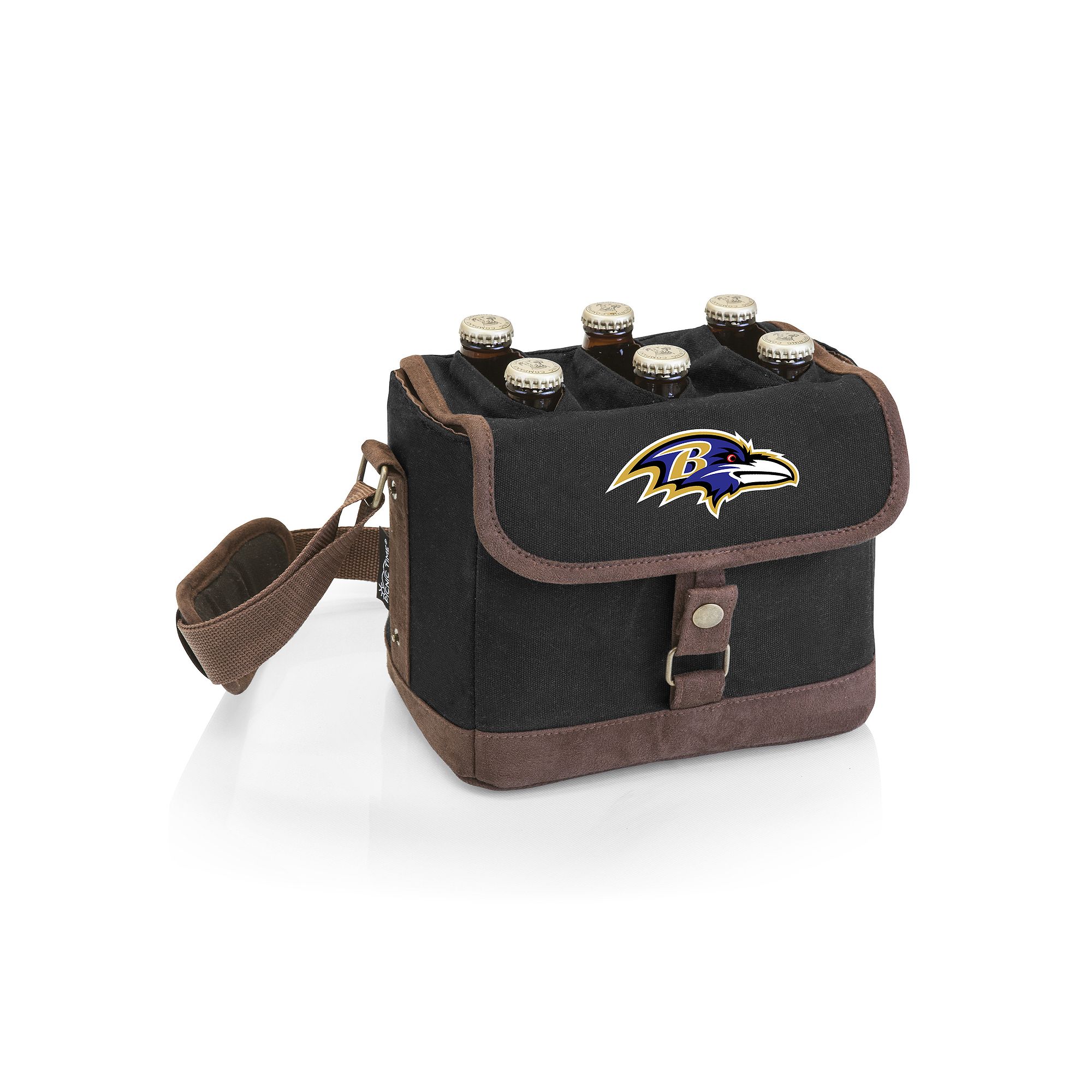 Baltimore Ravens Beer Caddy Cooler Tote, Black
