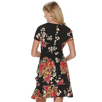 Women's Apt. 9 Floral Ruffle-Hem Dress