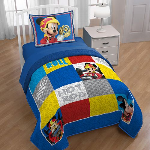 Disney Mickey Mouse Clubhouse Roadster Racer Twin Full Quilt