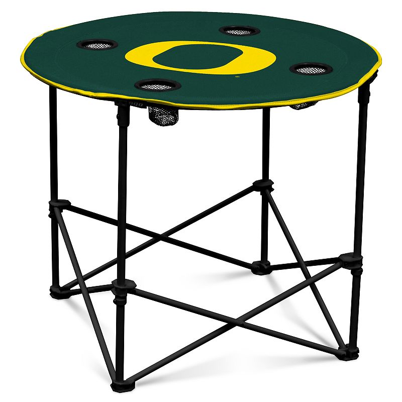 37259382 Oregon Ducks Portable Round Table, Green sku 37259382