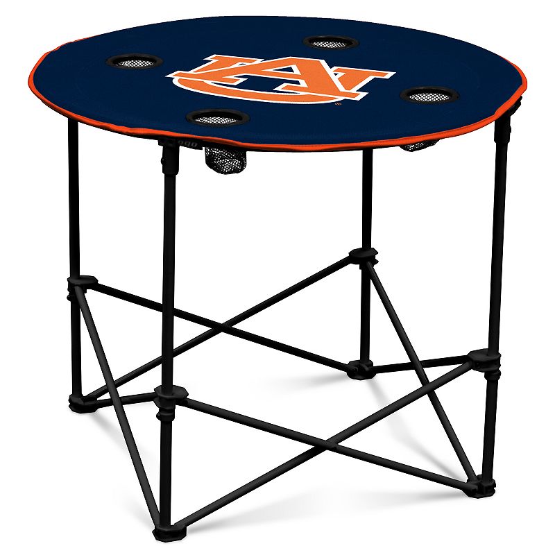 Auburn Tigers Portable Round Table, Blue