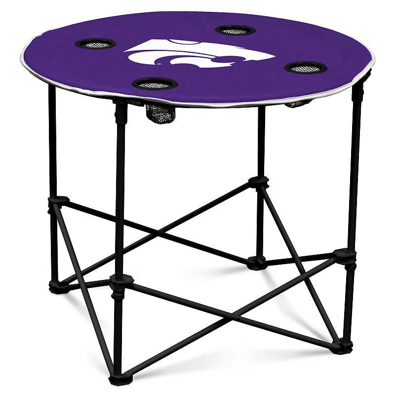 Kansas State Wildcats Portable Round Table, Purple