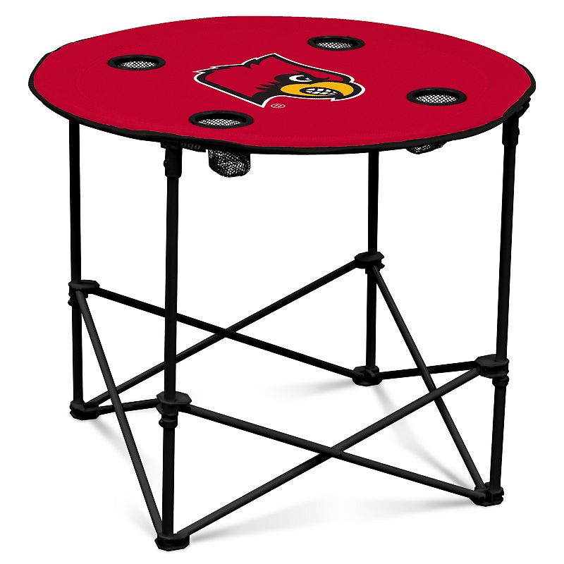 Louisville Cardinals Portable Round Table, Red