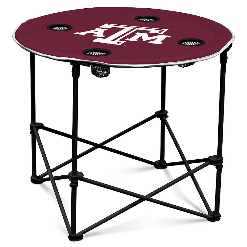 Texas A&M Aggies Portable Round Table, Red