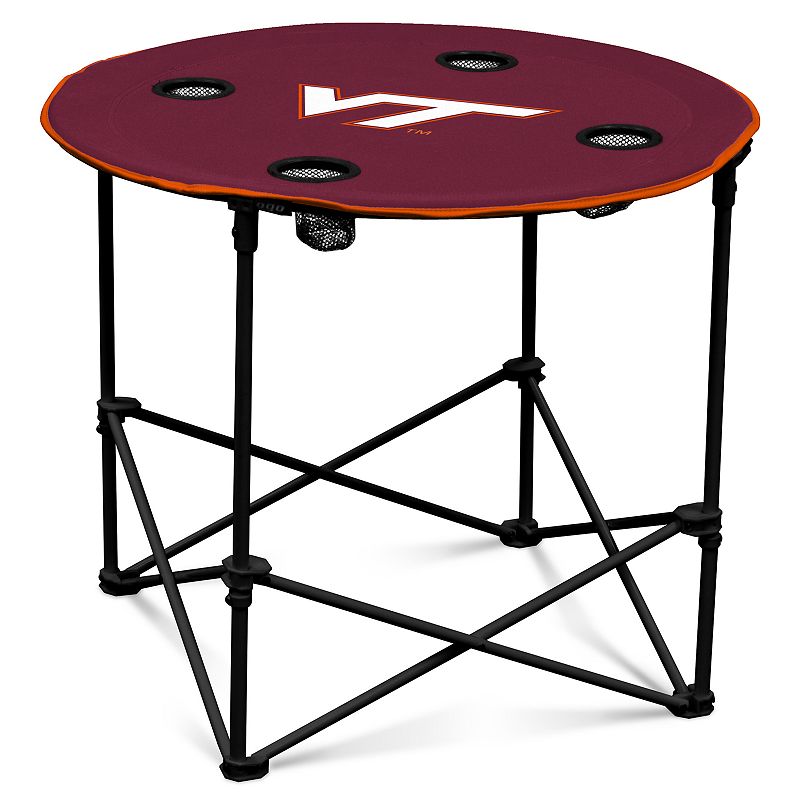 Virginia Tech Hokies Portable Round Table, Red