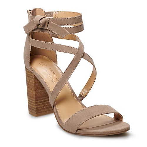 LC Lauren Conrad Walnut Women's High Heel Sandals