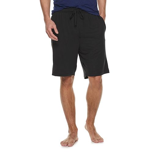 mens fleece pajama shorts