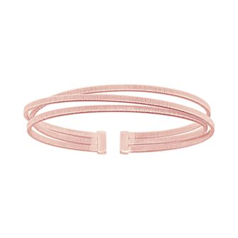 Argento Bella Sterling Silver Wire Cuff Bracelet