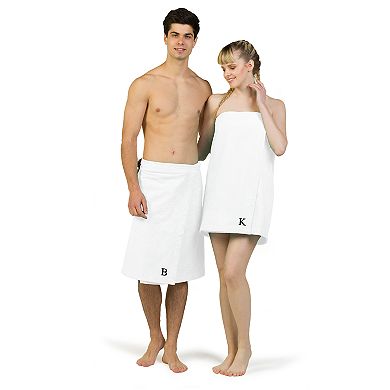 Linum Home Textiles Turkish Cotton Personalized Men's Terry Body Wrap