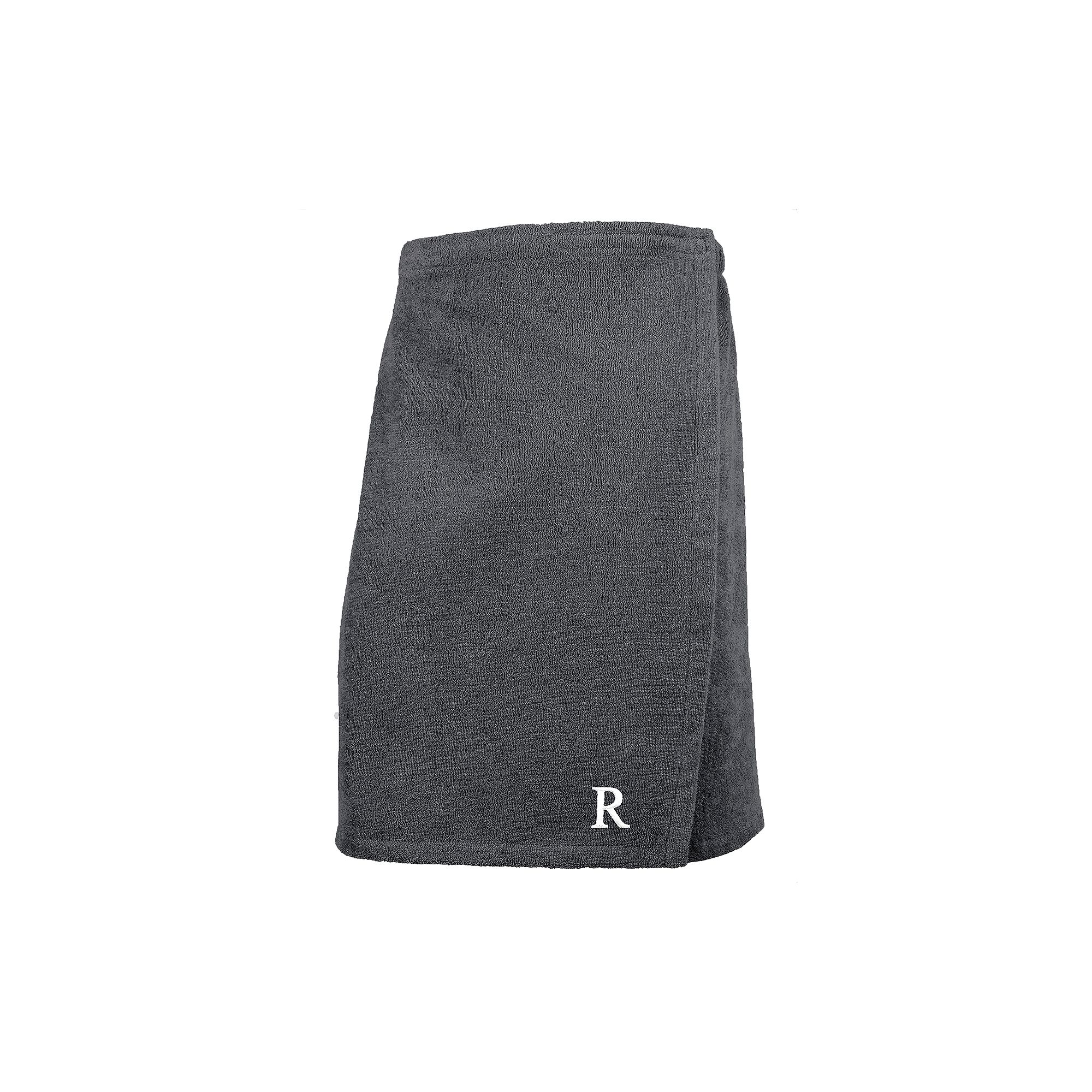 Linum Home Textiles Turkish Cotton Personalized Mens Terry Body Wrap