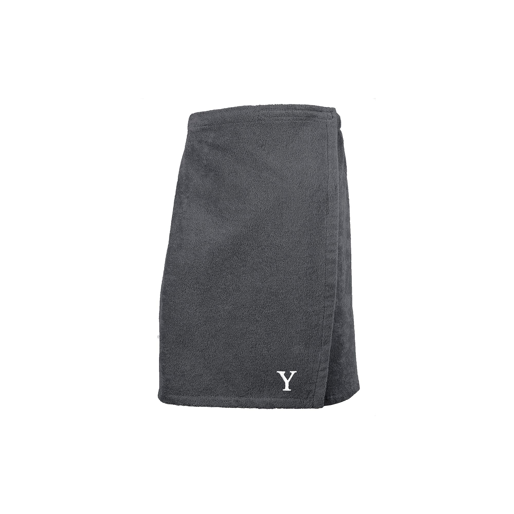 Linum Home Textiles Turkish Cotton Personalized Mens Terry Body Wrap