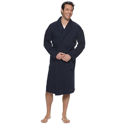 Men's Croft & Barrow® Waffle-Weave Shawl-Collar Robe