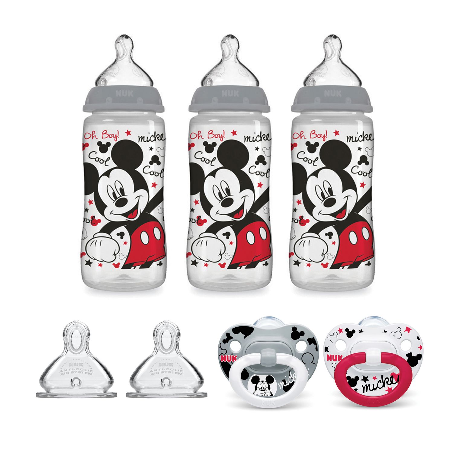 nuk newborn bottle set