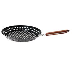 Outset Grill Skillet with Removable Handle, Stainless Steel