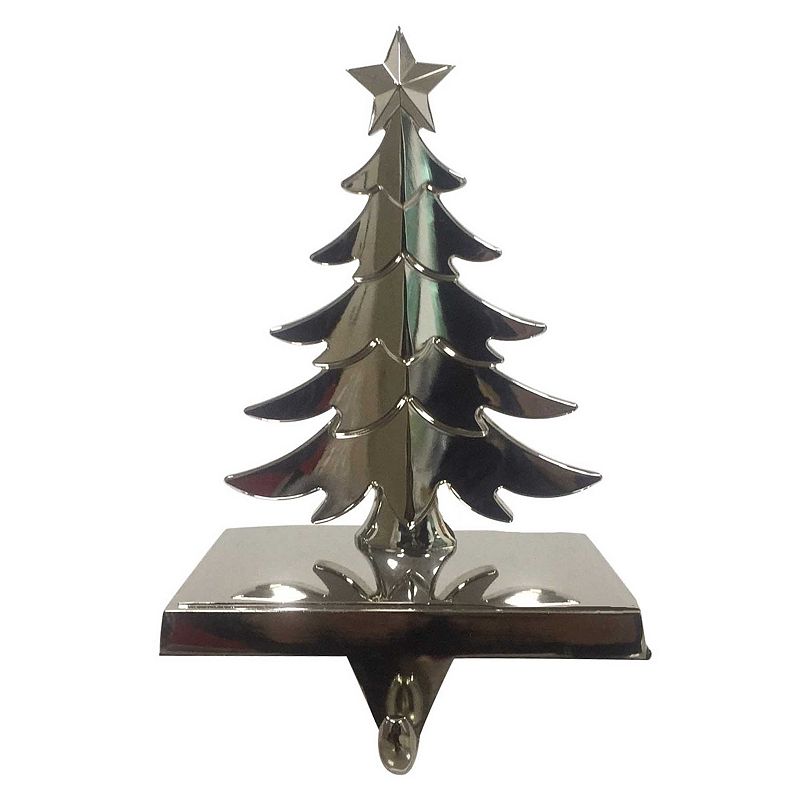 Kurt Adler Metal Christmas Tree Stocking Hanger, Multicolor