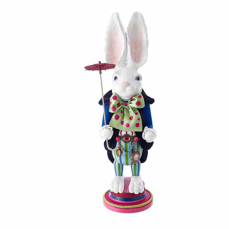 Kurt Adler 18-Inch HollywoodTM White Rabbit Nutcracker