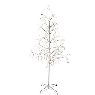 Kurt Adler 6-ft. White Birch Bark & LED Fairy Lights Tree