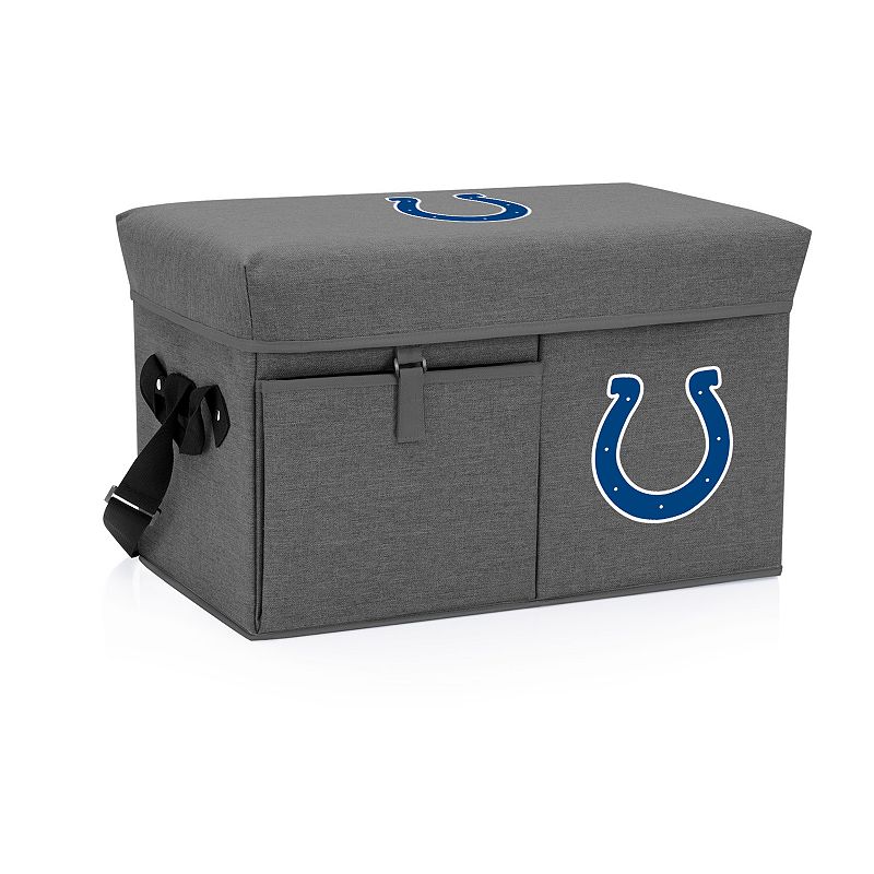 Indianapolis Colts Ottoman Cooler & Seat, Grey