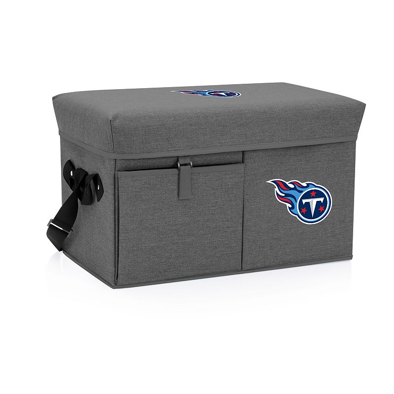 Tennessee Titans Ottoman Cooler & Seat, Grey