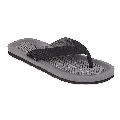 Men's Perforated Stretch Thong Flip-Flops