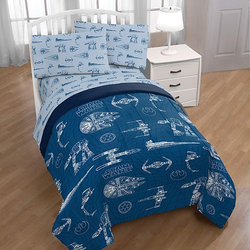 Star Wars Vehicle Schematics Comforter