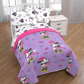 Disney S Minnie Mouse Purple Love Comforter