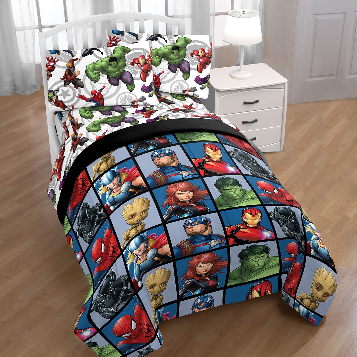 marvel kids bed