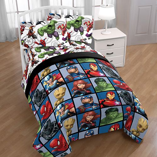 Marvel Avengers Team Bedding Set