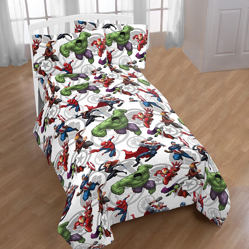 Marvel Avengers Sheet Set, Multicolor, Full