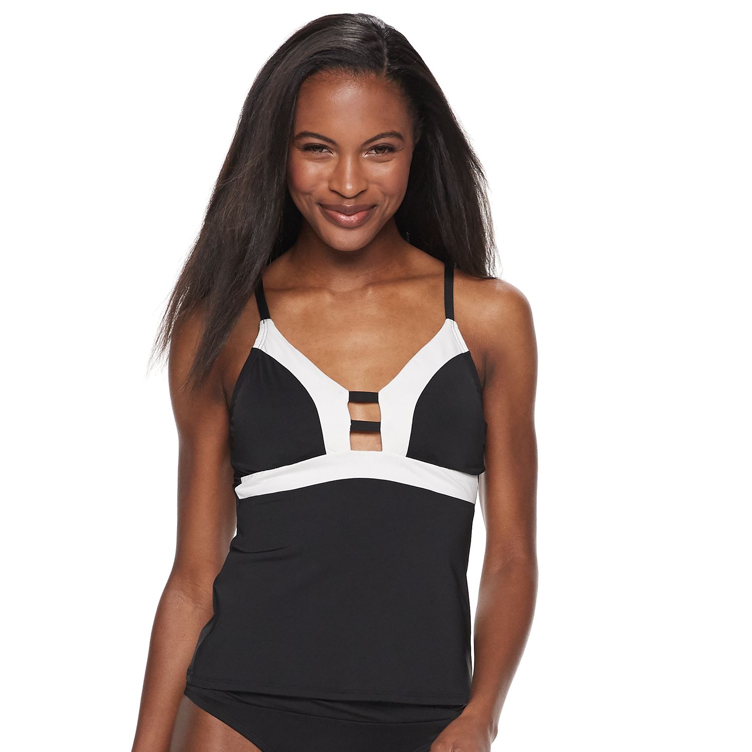 kohls womens tankini tops
