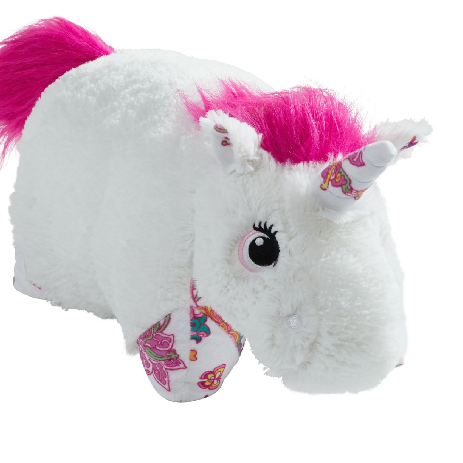 white unicorn plush