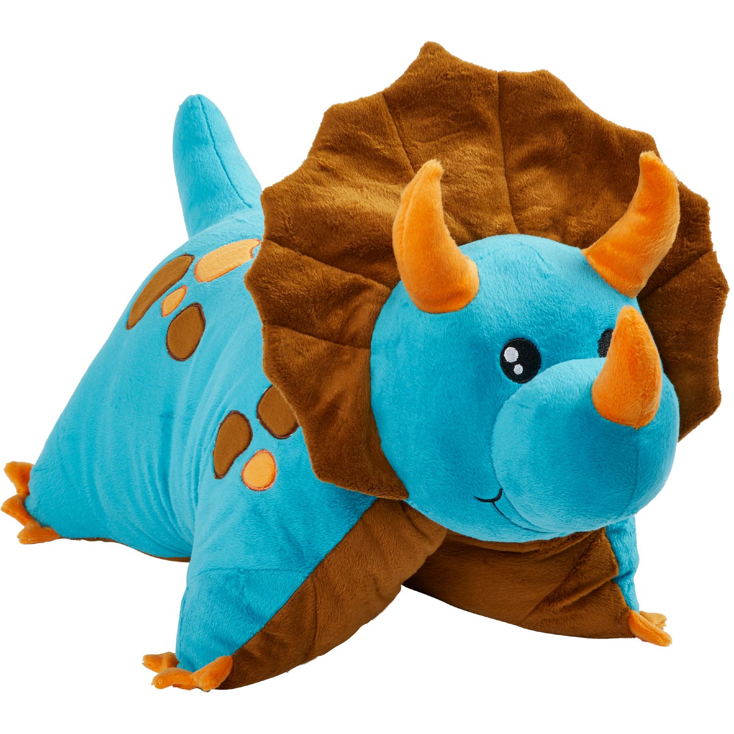 blue stuffed dinosaur