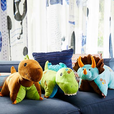 Pillow Pets Blue Dinosaur Stuffed Animal Plush Toy