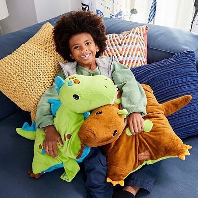 Boys Girls Pillow Pets Pillow Pets Green Dinosaur Stuffed Animal Plush Toy