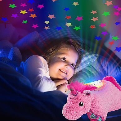 Pillow Pets Colorful Pink Unicorn Plush Sleeptime Lite