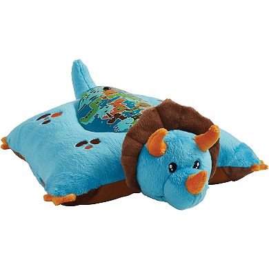 Pillow Pets Blue Dinosaur Plush Sleeptime Lite