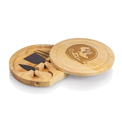 Florida State Seminoles Brie Cheese Cutting Board Set