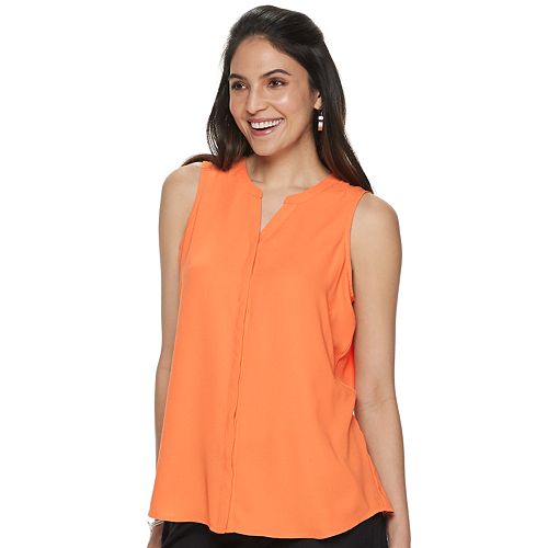 Women's Apt. 9® Pleated Back Sleeveless Top